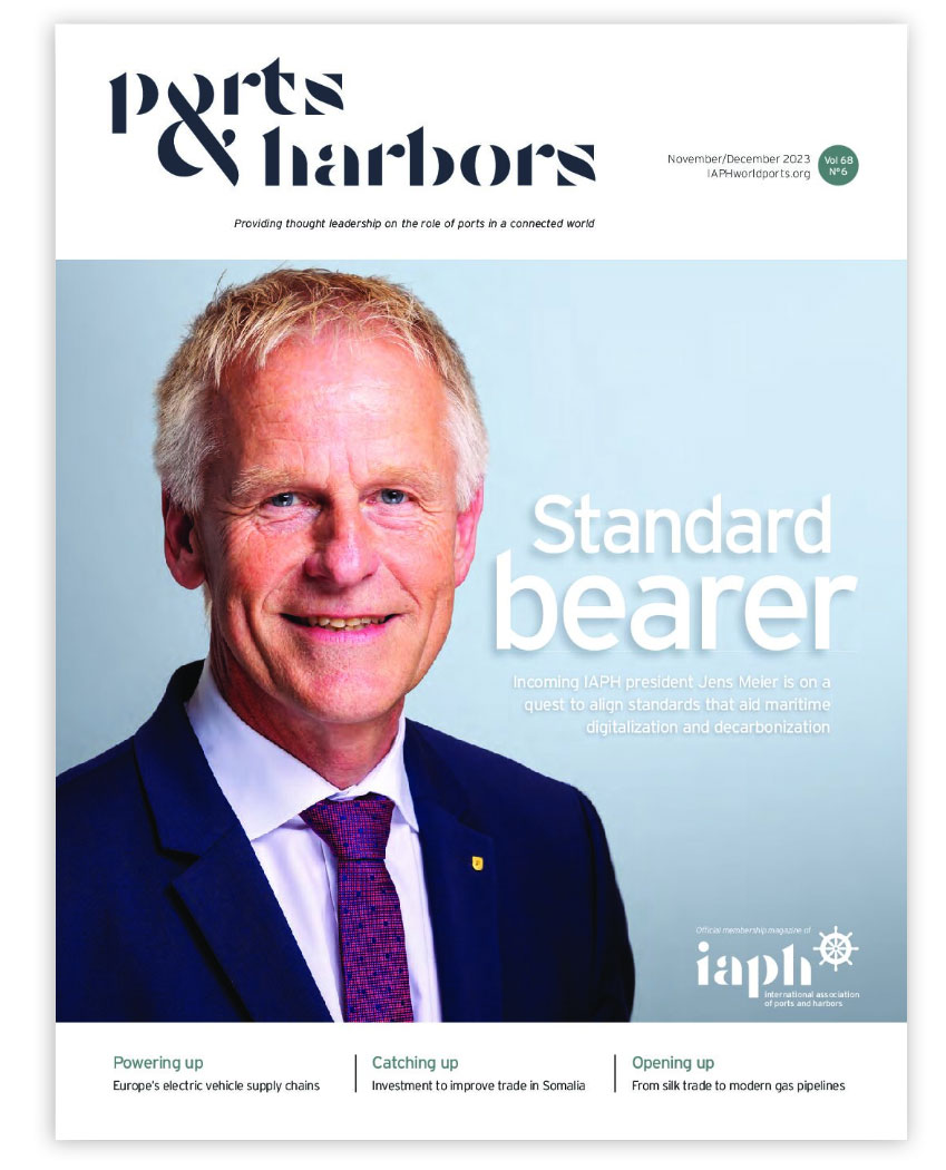 Ports & Harbors magazine cover